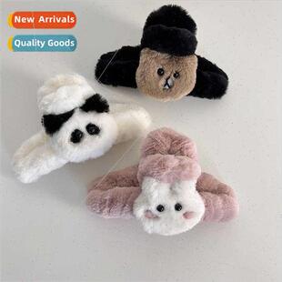 shark fall cartoon new large clip clips hair bear plush Cute