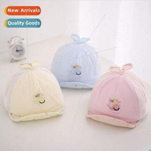 dot bab brim cute whale hat soft sun cartoon Baby polka mesh