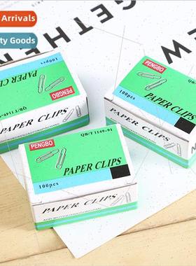 Boxed Metal  Paper Clips Curve Pins U-Pin Clips Office Suppl