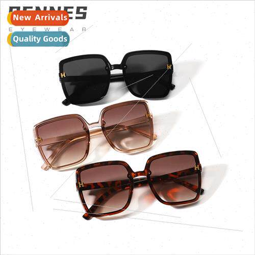 new Europe large square frame fashion concave styling UV pro