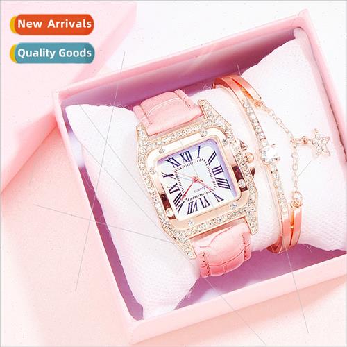 New ladies watch Classic square head pu strap fashion watch
