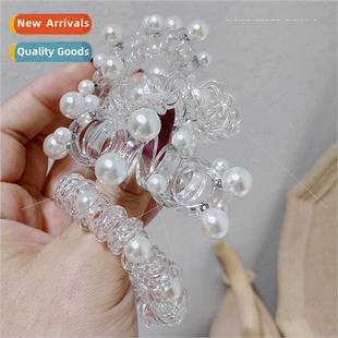 line sweet hurt ring hair not phone pearl Hair elegant