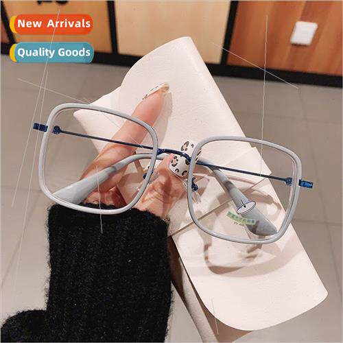 Myopia glasses female  can be equipped degrees black eye fra