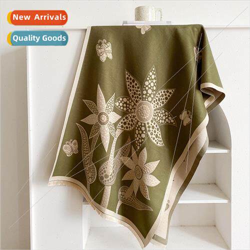 Scarf female winter faux cashmere scarf high-class sense pep