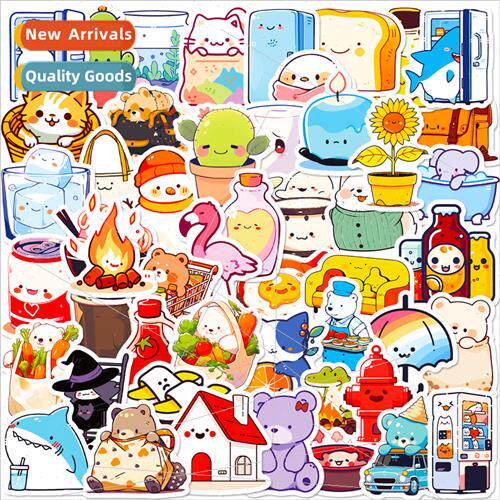 50 lively cute cartoon cute children stickers cute notebook