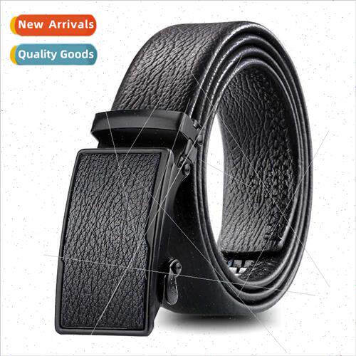 Men Belt Wraparound Automatic Buckle Belt Middle-aged Trouse