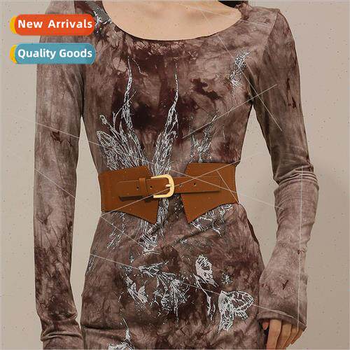Women pu girdle waist belt waist accessories blazer jacket d