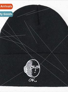 Anime cartoon ONE PUNCH MAN embroidered kn cap fall winter s