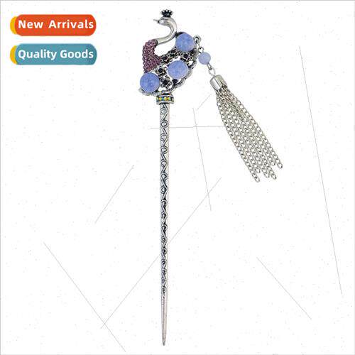 Hair accessories Vintage exquise court step rock headdress h