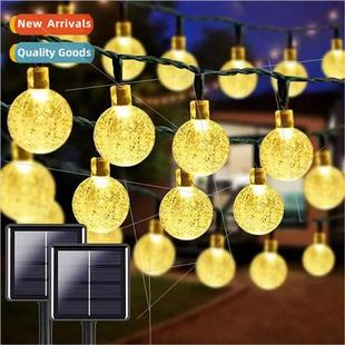 Bubble Outdoor Ball String WaterproCrystal ght Solar