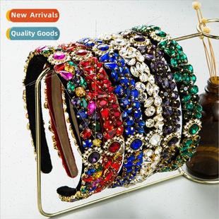 new retro diamonds bands baroque full Europe edge Hair fine