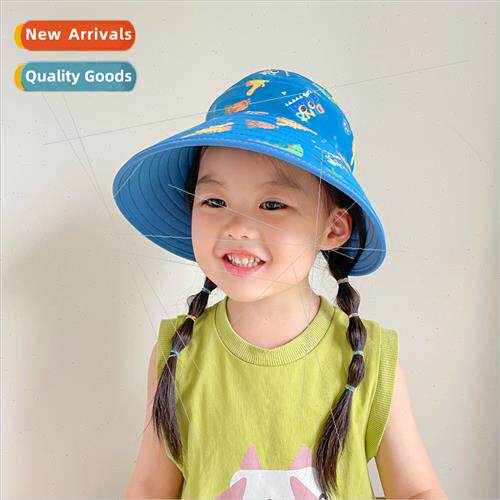 Spring summer  children sunscreen hat hollow top hat cute ba