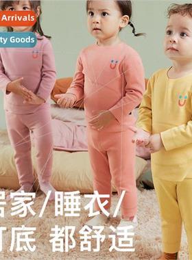 2023 winter new childrens underwear sets boys and girls baby
