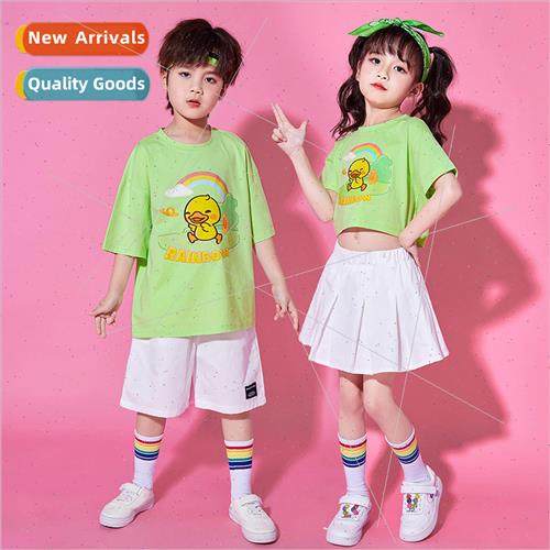 Kindergarten cheerleaders June 1 childrens permance clothing