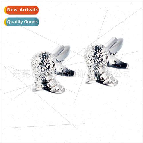 Funny Animal Shape Cufflinks Mallard Duck Head Cufflinks 3D