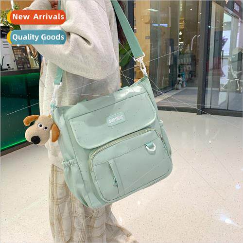 Student make-up bag bag female Japan solid color college cro