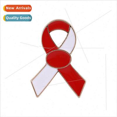 red ribbon lapel pin care precautionary awareness red ribbon