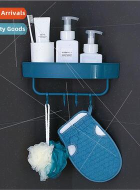Triangle Double Towel Shelf Wall Mounted Bathroom Shelf Non-