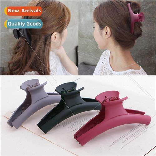 Korean hair accessories large medium-sized solid color frost