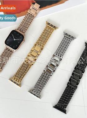 适用apple stainless steel metal watch bapple watch87SE65432
