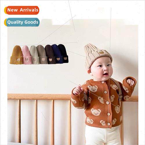 Autumn and winter new men and women children bear embroidery