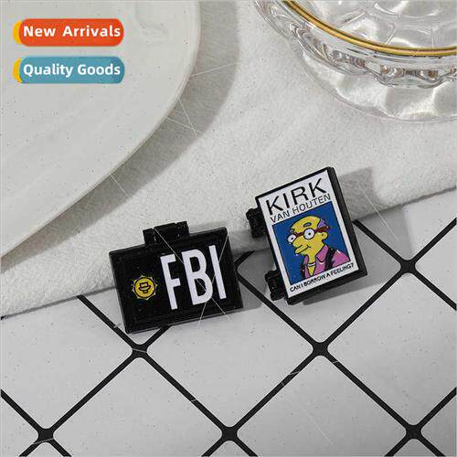 Europe Comedy Cartoon Character mpson Alloy Pin Work ID Reve