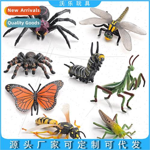 Tropical Rainest Insect Animal Ornaments Model Toys Solid Po
