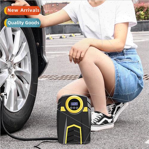 12v portable car inflator pump emergency tire digal display