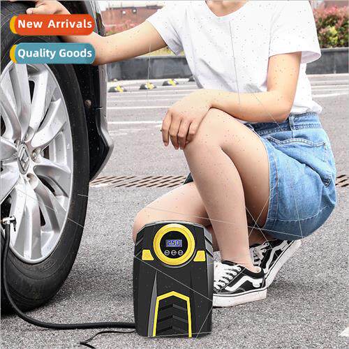 12v portable car inflator pump emergency tire digal display