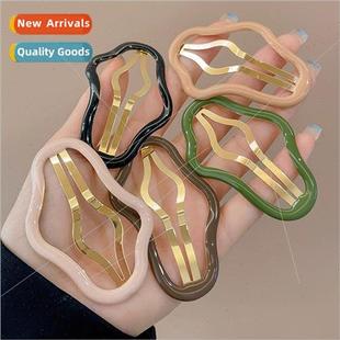 Early summer new candy color girls hair clips side BB clip h