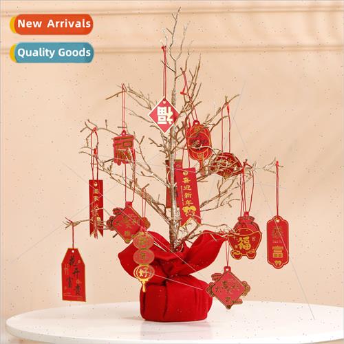 Golden Holly Tree Fortune Tree Fortune Tree New Year ornamen