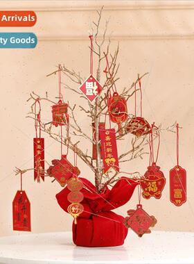 Golden Holly Tree Fortune Tree Fortune Tree New Year ornamen