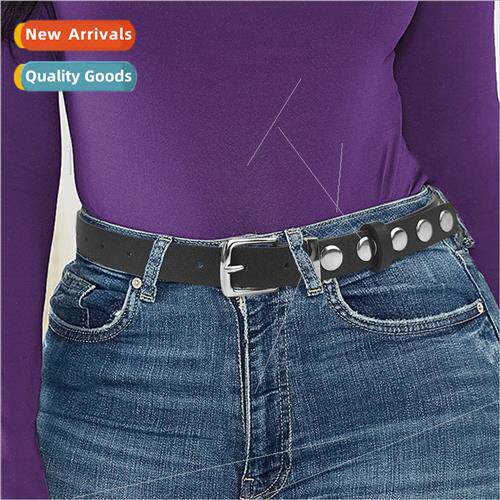 new hip-hop punk large rivets decorative pin buckle belt ver