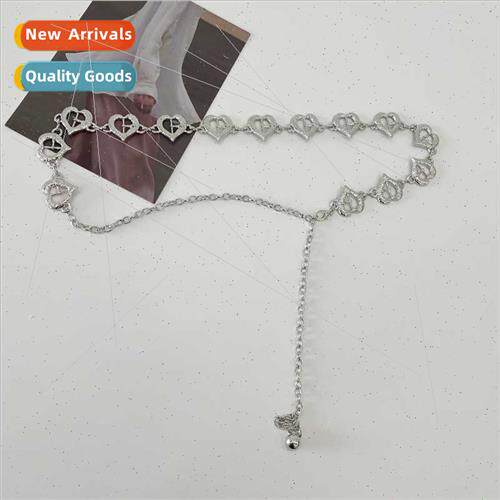 Hundreds dress Korean iron chain love waist chain skirt summ
