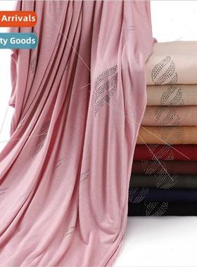 New stchy breathable mercerized cotton wave hot diamond long