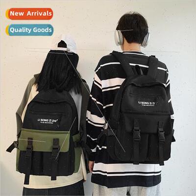 ins schoolbag Korean nd shoulder bag men large-capacy multi-