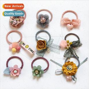 hair children tie headdress ela Rubber high bands