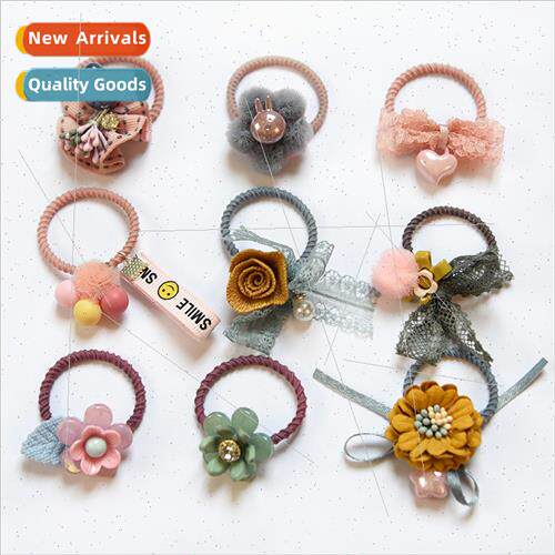 Rubber bands children hair bands tie hair headdress high ela