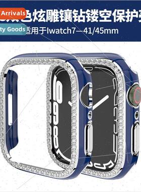 适用Apple PC dazzle engraved diamond encrusted case apple wa