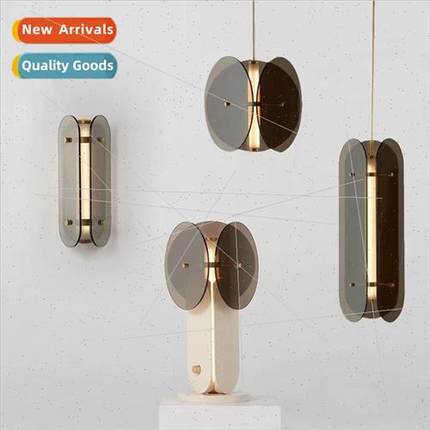 -modern minimalist chandelier single head creative owl art d