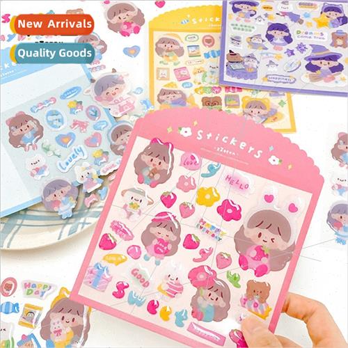 Stickers A Zhuo drop glue stickers handbook crystal stickers