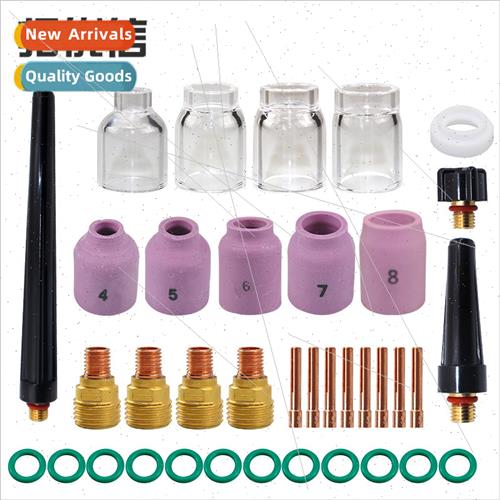 35-piece TIG Stubby Gas Lens 适用 WP9 WP20 WP25 TIG Torch
