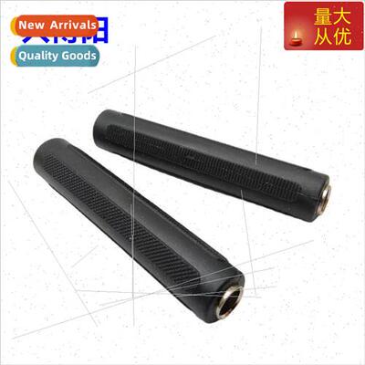 Audio 6.35mm female to female dual voice plugs microphone ad
