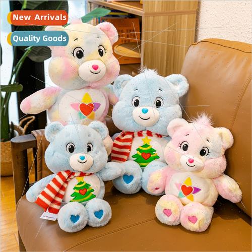 Rainbow bear tie-dye doll love bear doll children birthday g