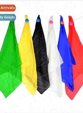 G0438  lk Scarf(60*60cm) Red Whe Black Blue Yellow Green