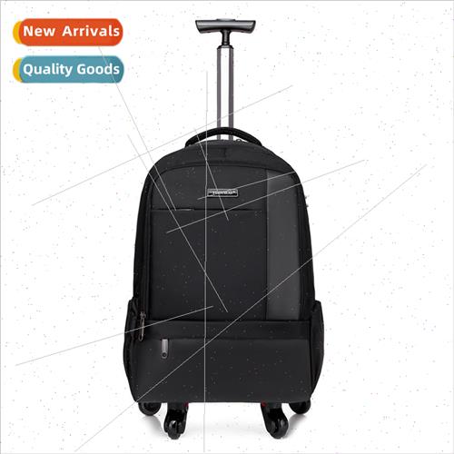 Universal wheel trolley bag load-bearing schoolbag male can