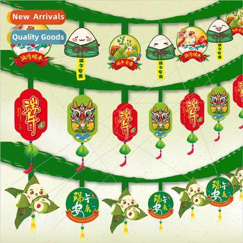 New Dragon Boat Festival decorative supplies pull flowers sh