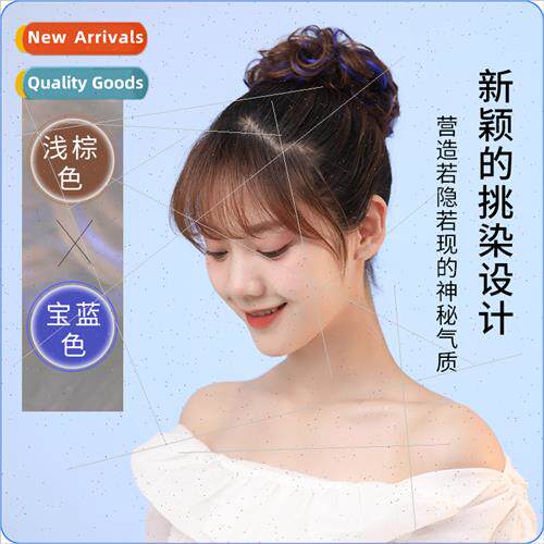 Wig female short hair curly hair circle Marble head fashion