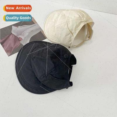 New summer thin duck tongue hollow top fisherman hat Korean