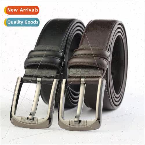 New square head pin buckle belt men fashion business men bel